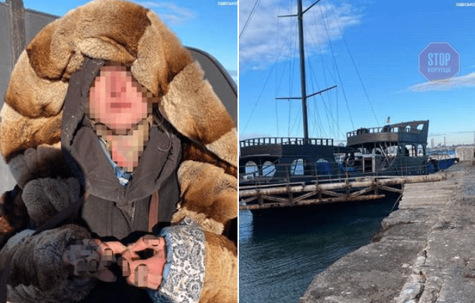  В Одесі жінка викрала яхту Фото: Нацполіція