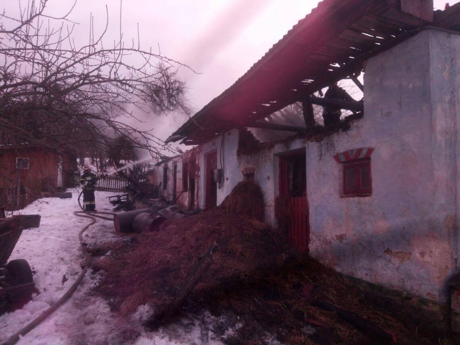 Львівська область: вогнеборці врятували від знищення вогнем 3 будівлі