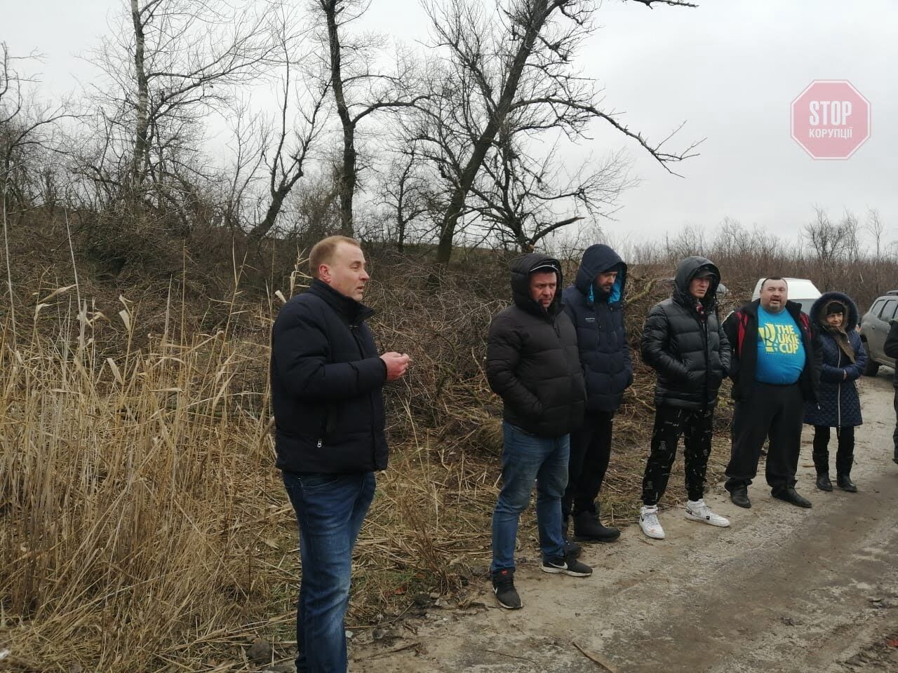  Алмазов готує місце під кар’єри для видобутку піску. Роботи маскують під будівництво дороги. Фото: СтопКор.