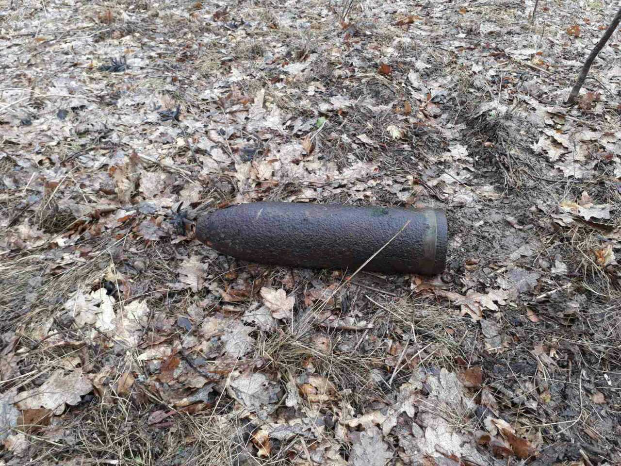 Сумська область: за минулу добу виявлено 1 артилерійський снаряд часів минулих війн
