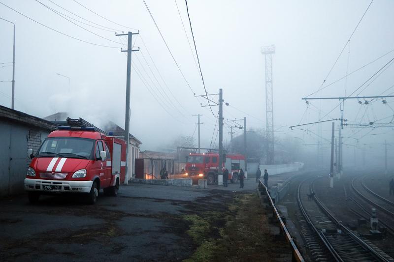 м. Дніпро: вогнеборці ліквідували пожежу на території підприємства