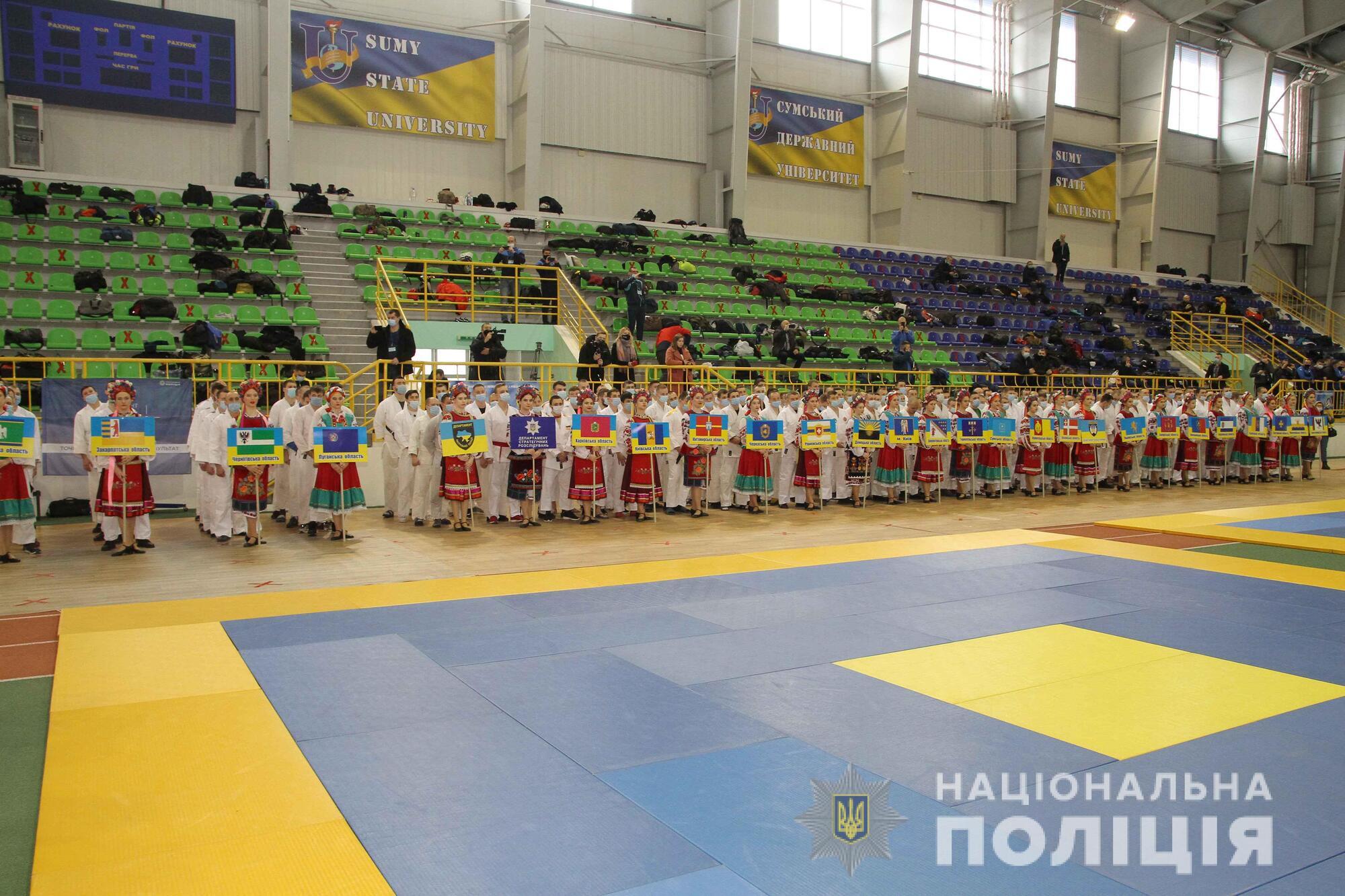 У Сумах стартував Чемпіонат Національної поліції України з рукопашного бою