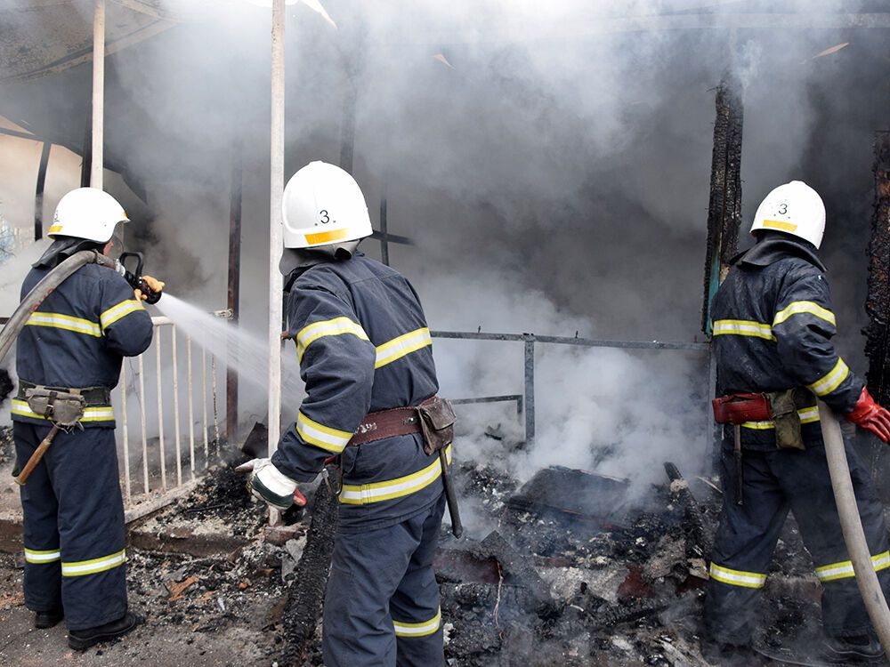 Миколаїв: рятувальники ліквідували пожежу господарчої будівлі на одному із об’єктів міста