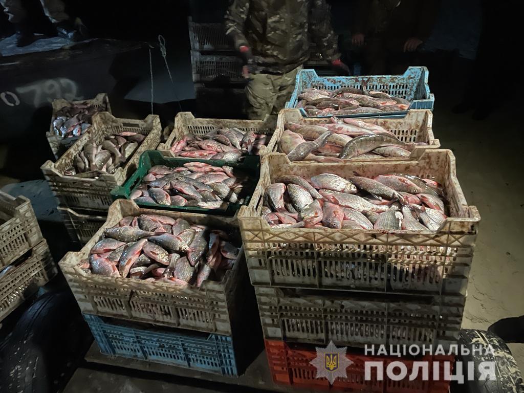 Водна поліція затримала браконьєрів із виловом на понад півтора мільйона гривень