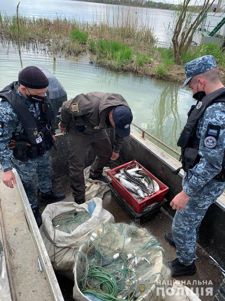 Поліцейські Одещини викрили на території Дунайського заповідника двох браконьєрів