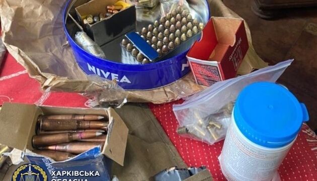 Підприємець із Харківщини облаштував удома арсенал боєприпасів