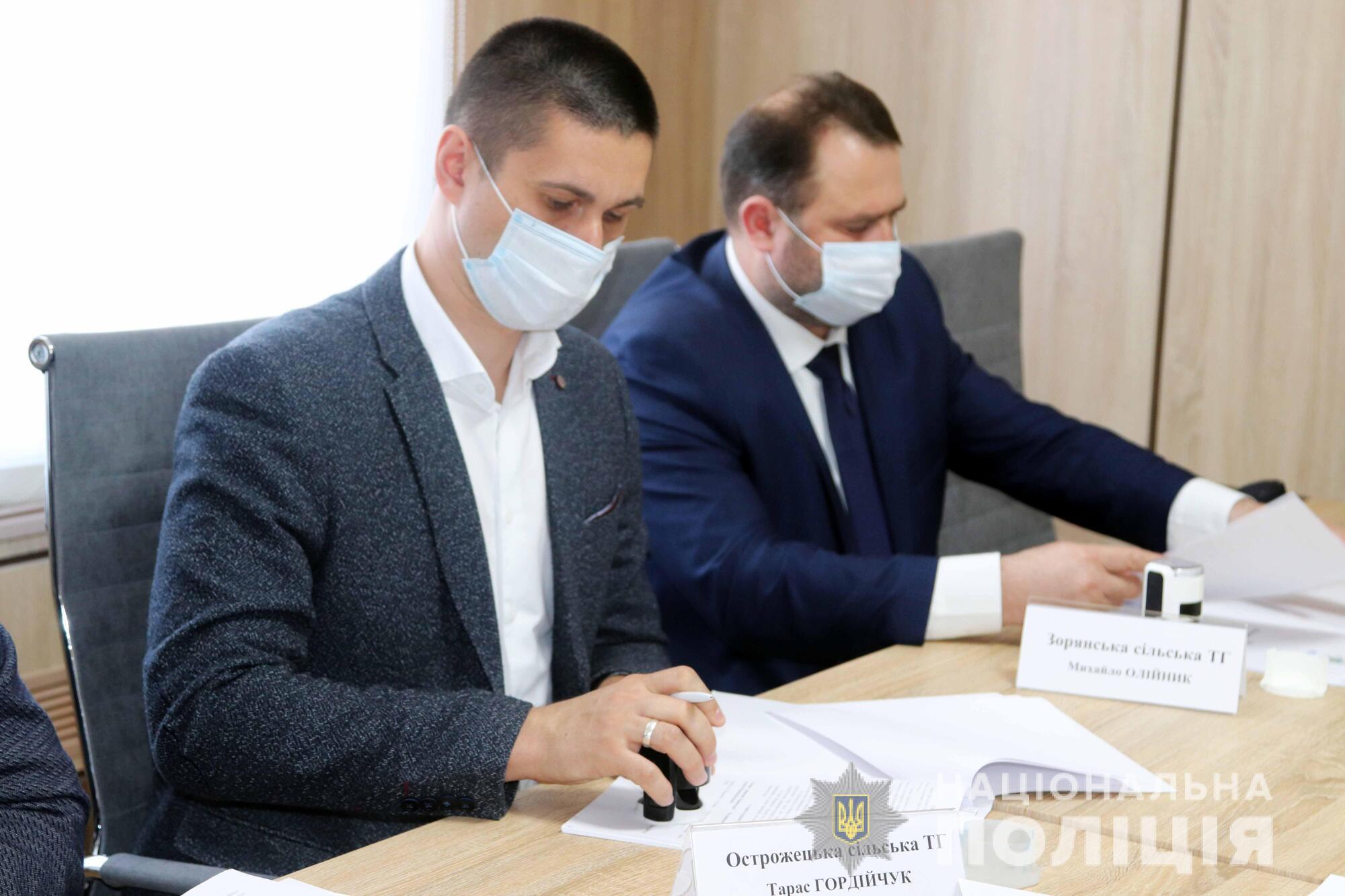 На Рівненщині ще п’ять територіальних громад стали учасниками проєкту «Поліцейський офіцер громади»