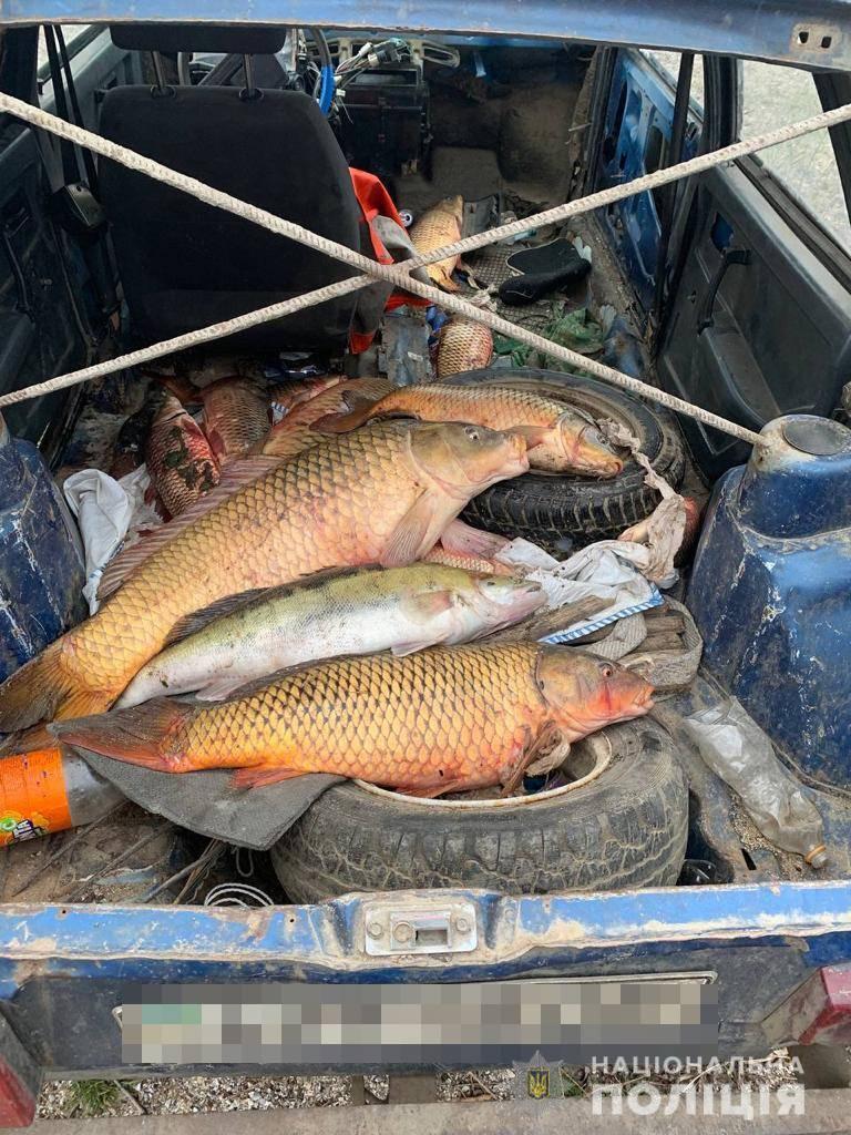 На Дністровському лимані водна поліція затримала трьох браконьєрів