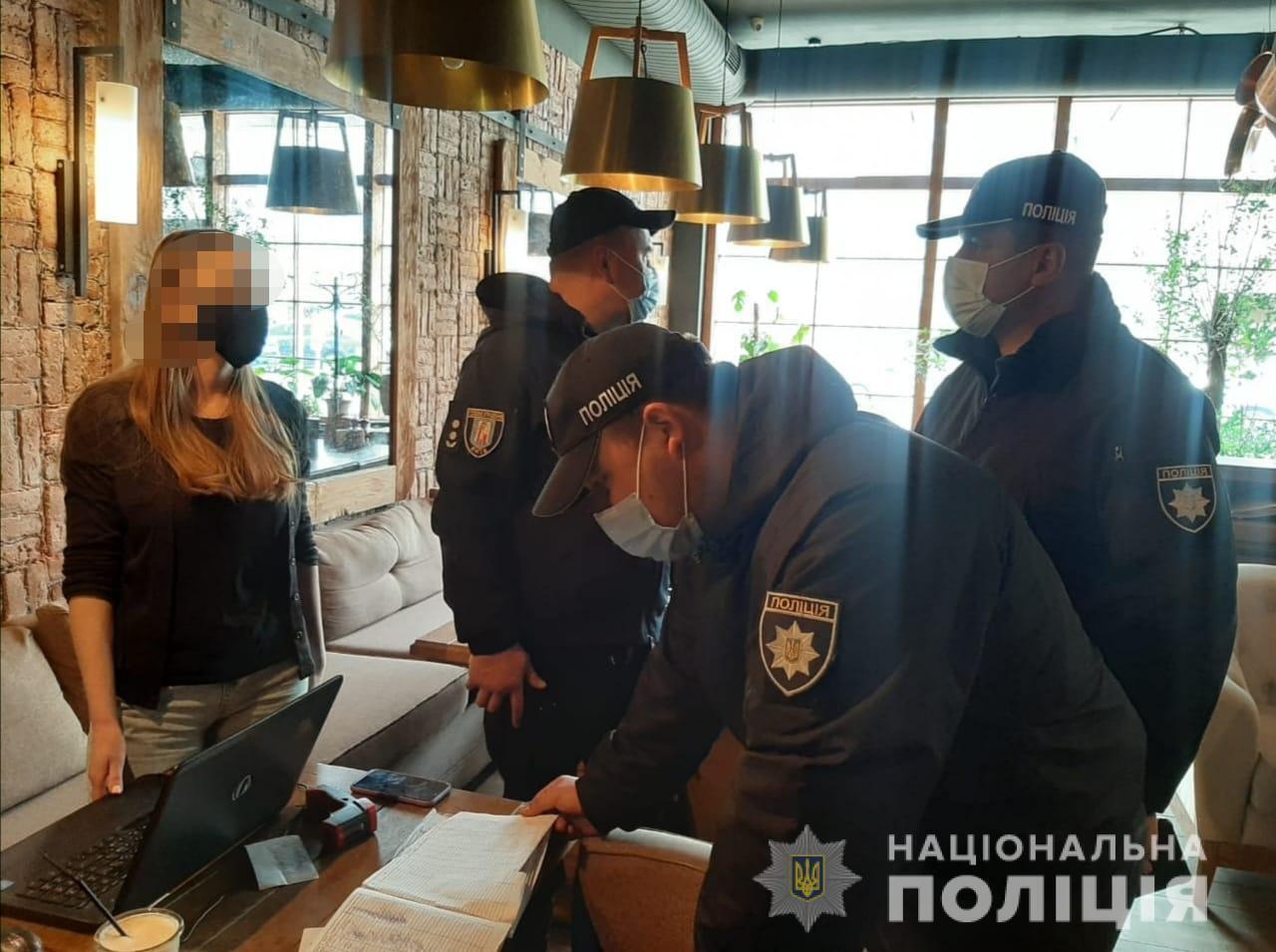 Протягом тижня поліцейські Києва здійснили понад 3000 перевірок суб’єктів господарювання з метою контролю за дотриманням карантину