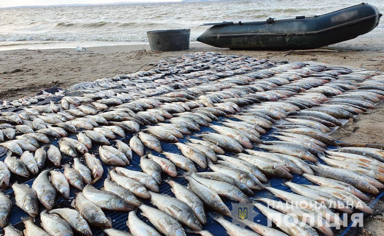 Поліцейські Полтавщини вилучили у браконьєра близько 100 кілограмів незаконно виловленої риби