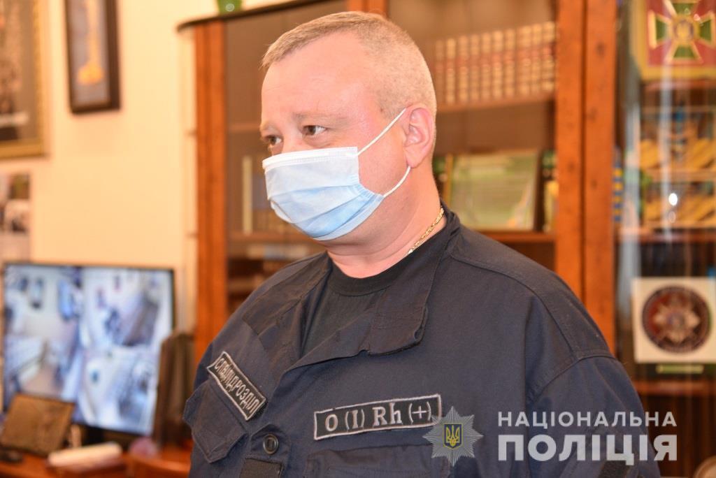 У главку поліції Одещини відзначили бійців спецпідрозділу «Шторм»