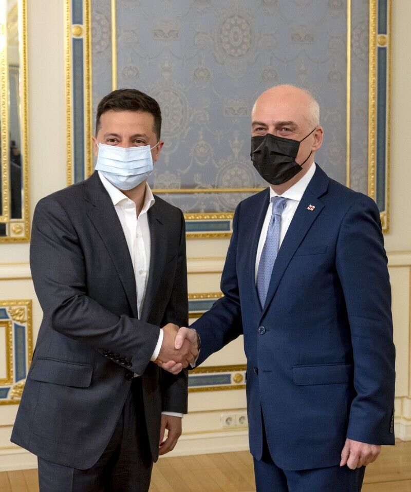 Зеленський обговорив із віцепрем’єром Грузії взаємодію на шляху до ЄС та НАТО