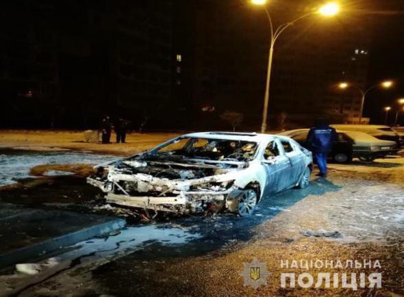 За погрози посадовцю поліції Черкащини та підпал його автомобіля оголошено про підозру колишньому міліціонеру