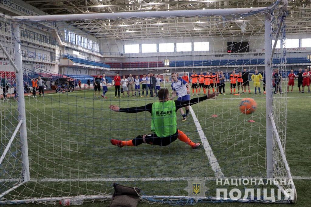 Команда ГУНП Донеччини перемогла у змаганнях з міні-футболу серед правоохоронців