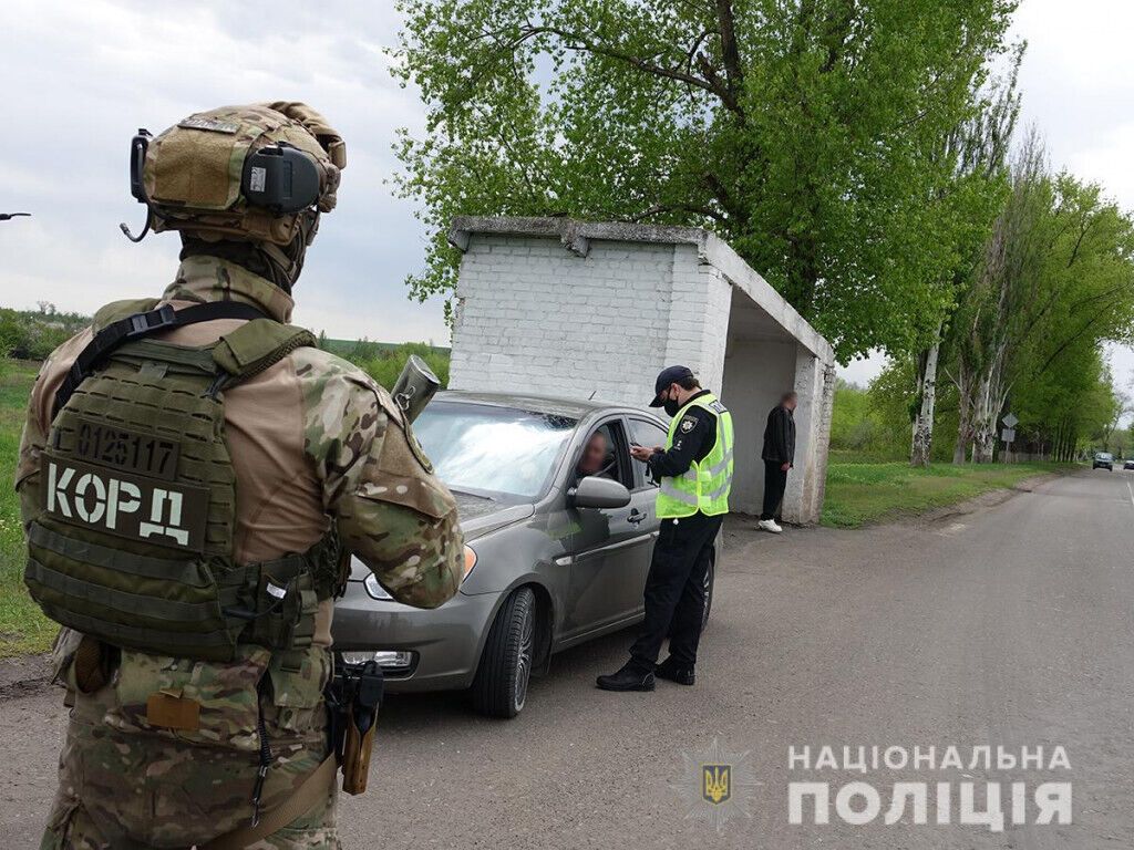 Поліцейські зі складу ООС провели відпрацювання Соледарської територіальної громади