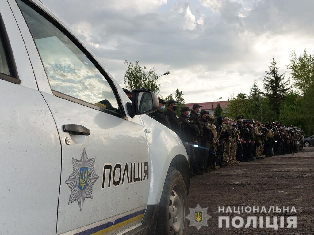 Поліцейські зі складу ООС провели відпрацювання Соледарської територіальної громади