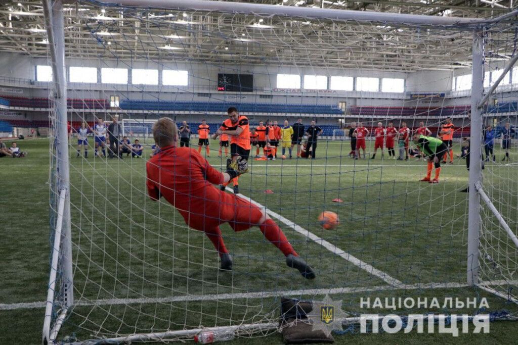 Команда ГУНП Донеччини перемогла у змаганнях з міні-футболу серед правоохоронців