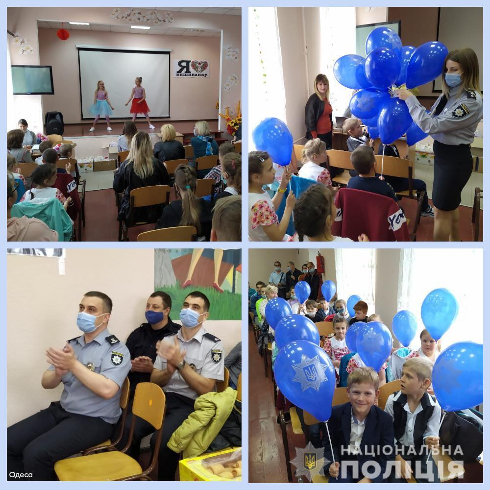 З приємними сюрпризами, щирими посмішками та теплими обіймами: поліцейські Одещини привітали дітлахів зі святом