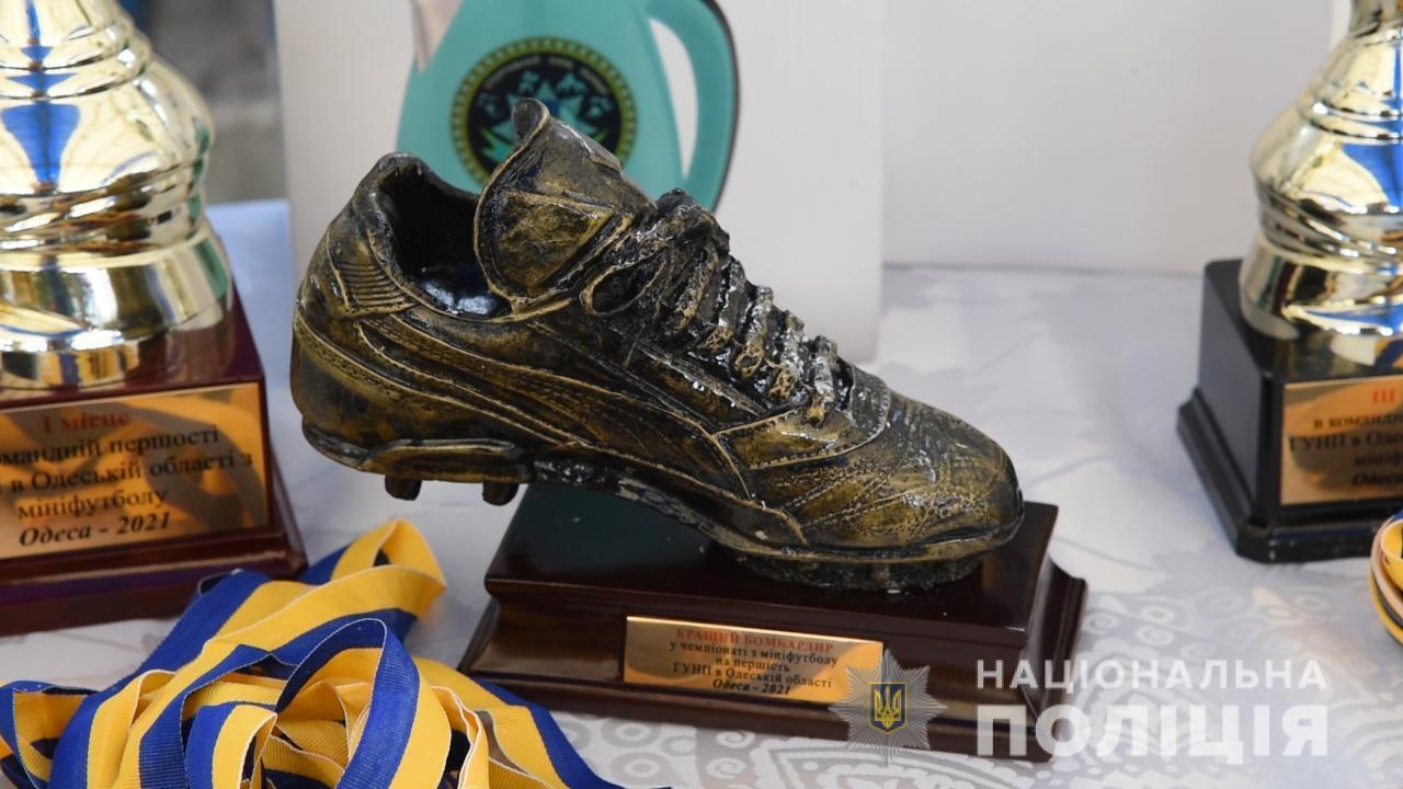 Правоохоронці Одещини визначилися з переможцем у турнірі на першість з міні-футболу