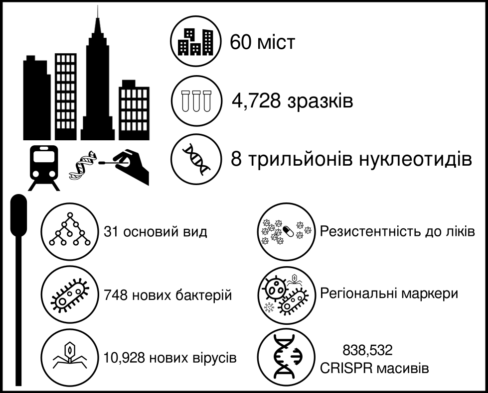 Майже 11 тисяч вірусів: вчені дослідили мікроби столичного метро