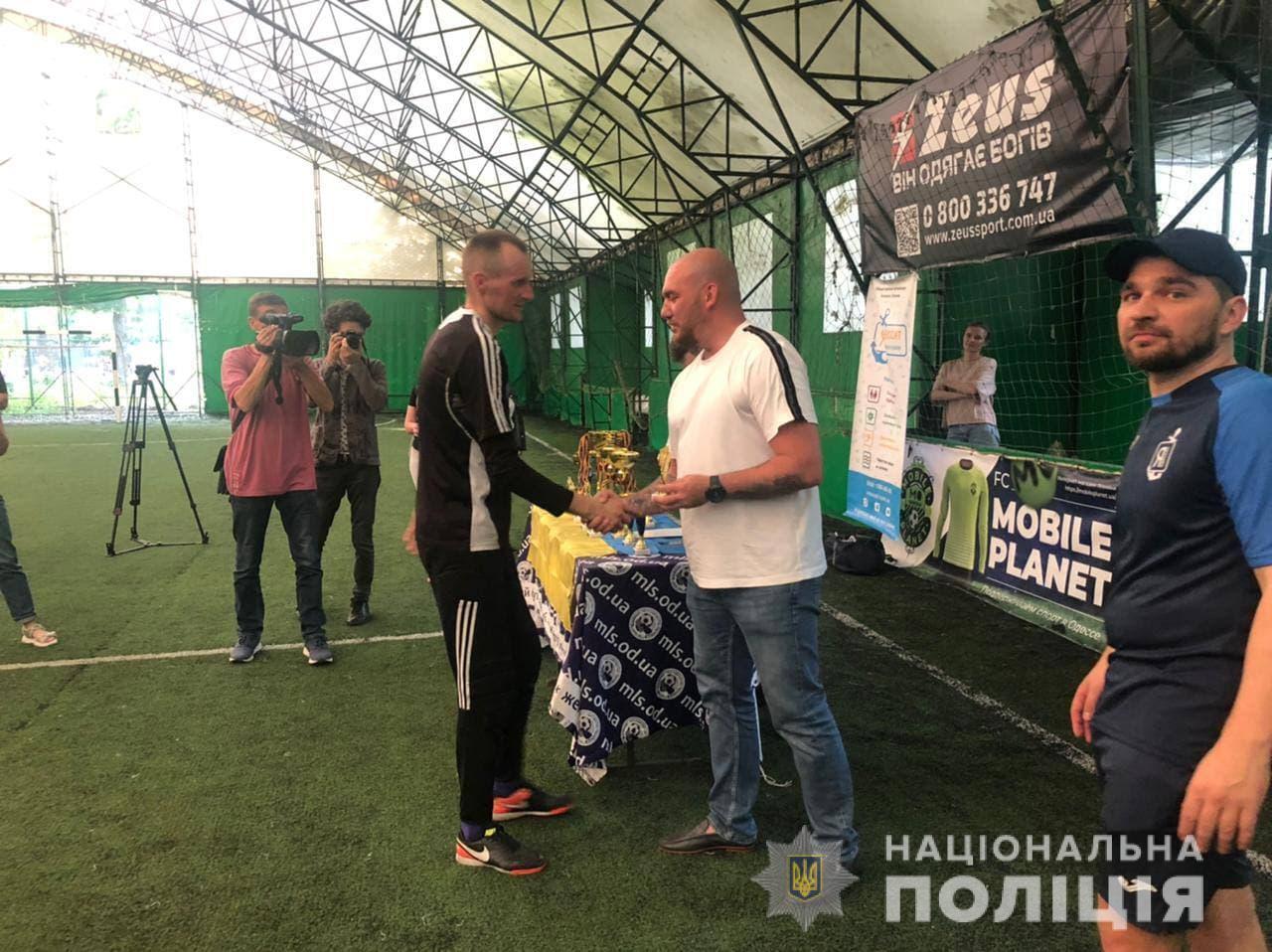 Команда поліцейських стала чемпіонами Одеси з міні-футболу