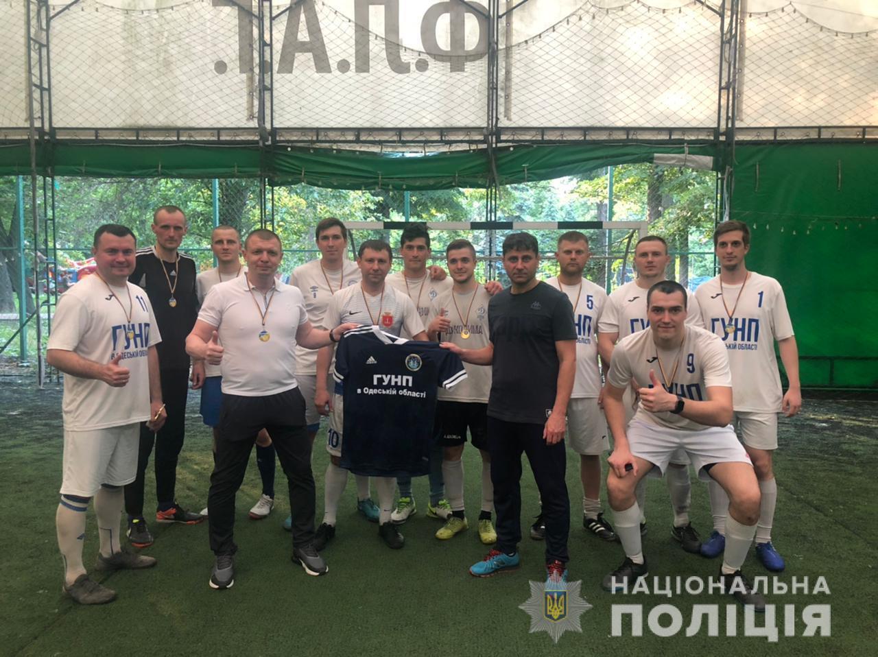 Команда поліцейських стала чемпіонами Одеси з міні-футболу