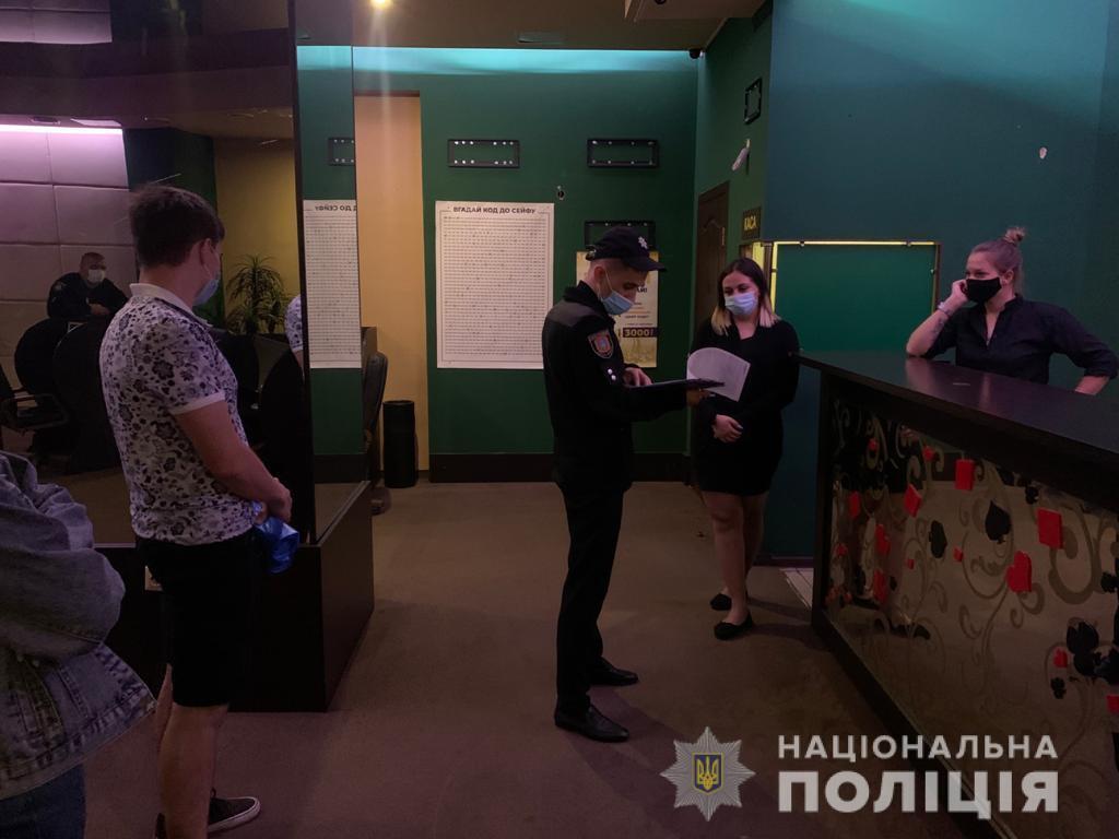 Поліцейські припинили функціонування ще одного незаконного грального закладу в Приморському районі Одеси