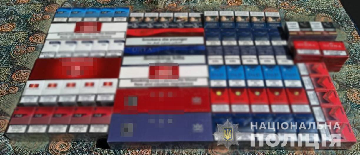 Одеські поліцейські притягують до відповідальності п’ятьох реалізаторів безакцизних тютюнових виробів
