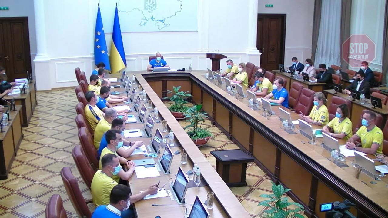  Фото: Скріншот з трансляції засідання уряду