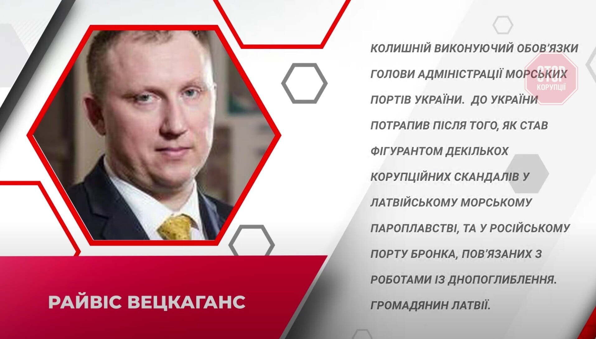  Райвіс Вецкаганс Фото: СтопКор