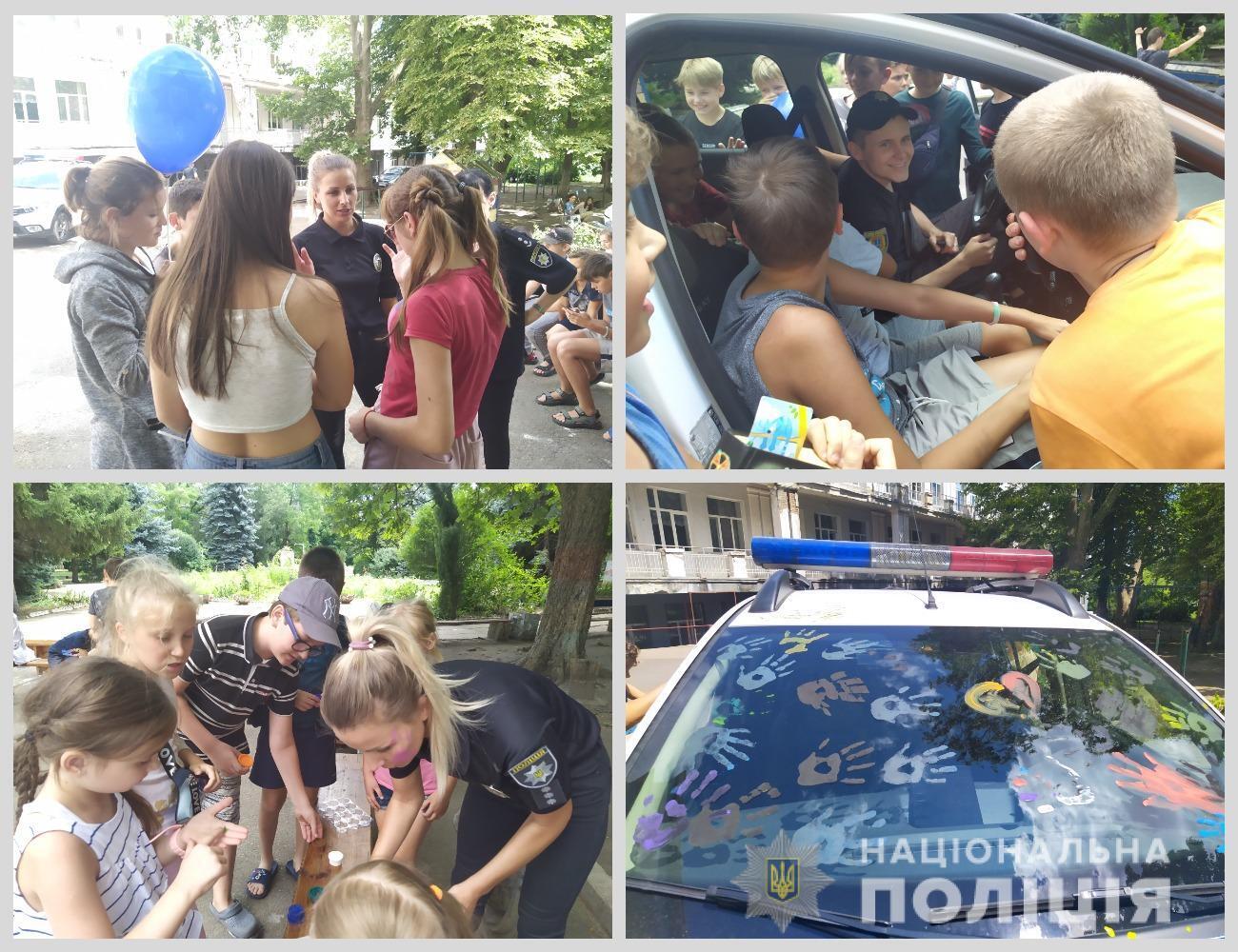 Поліцейські Одещини опікуються тим, щоб літній відпочинок дітей був безпечним