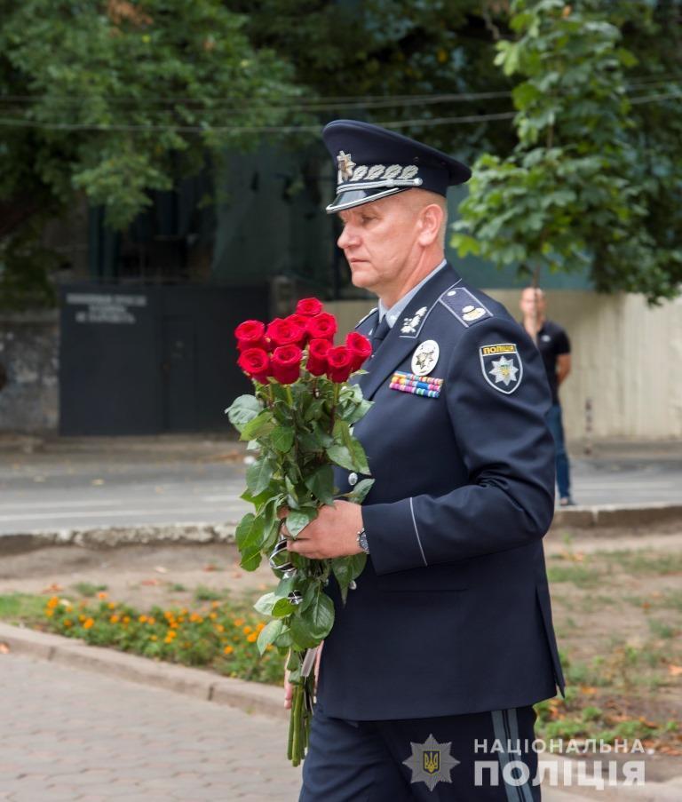 Правоохоронці Одещини вшанували пам’ять загиблих захисників України