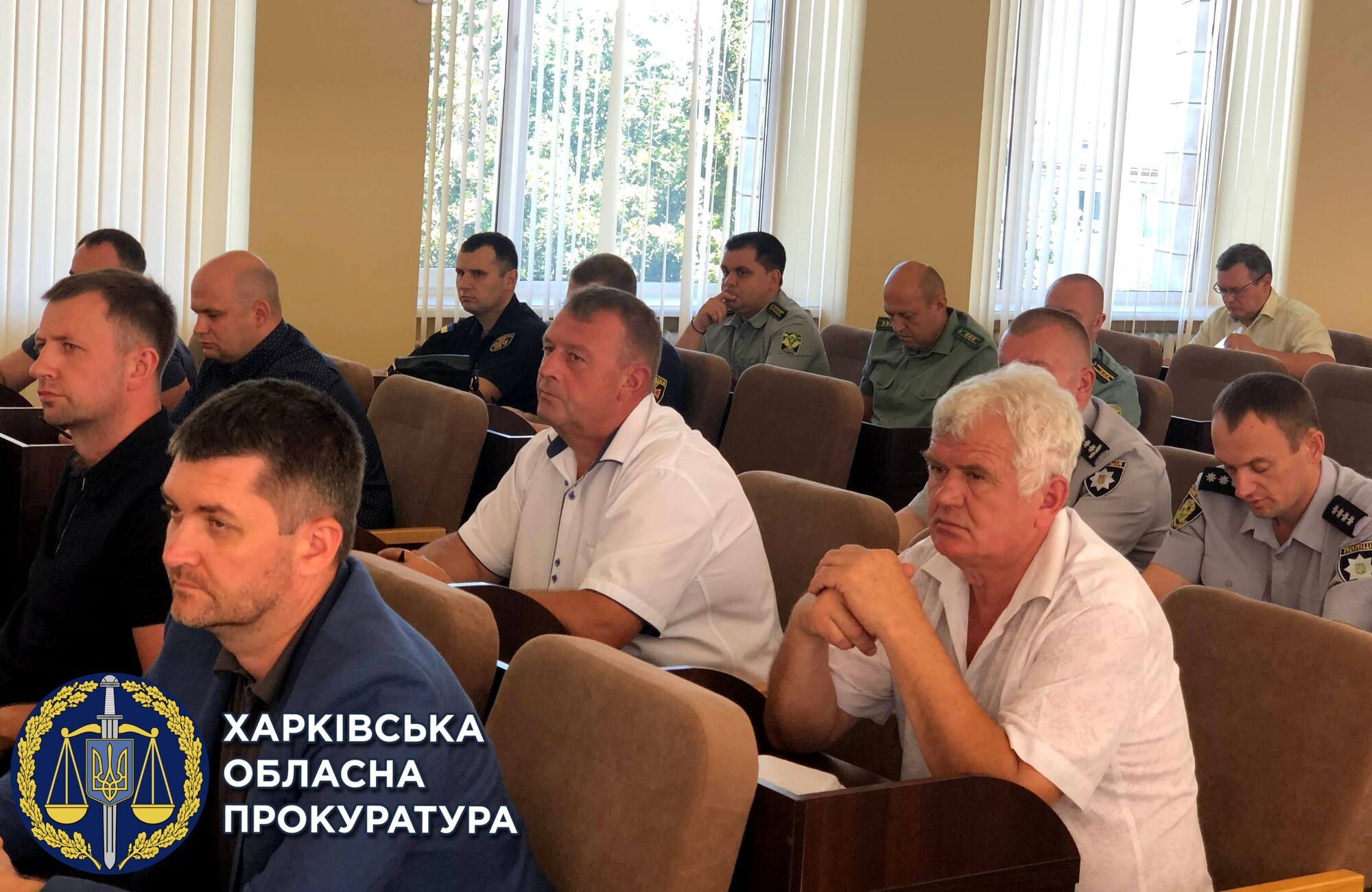 В Ізюмській окружній прокуратурі Харківської області відбулась координаційна нарада з керівниками правоохоронних органів району (ФОТО)