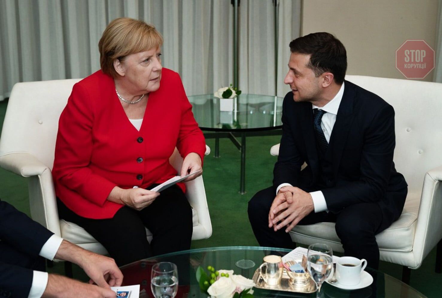  Канцлер Німеччини Ангела Меркель і президент України Володимир Зеленський Фото: ОПУ