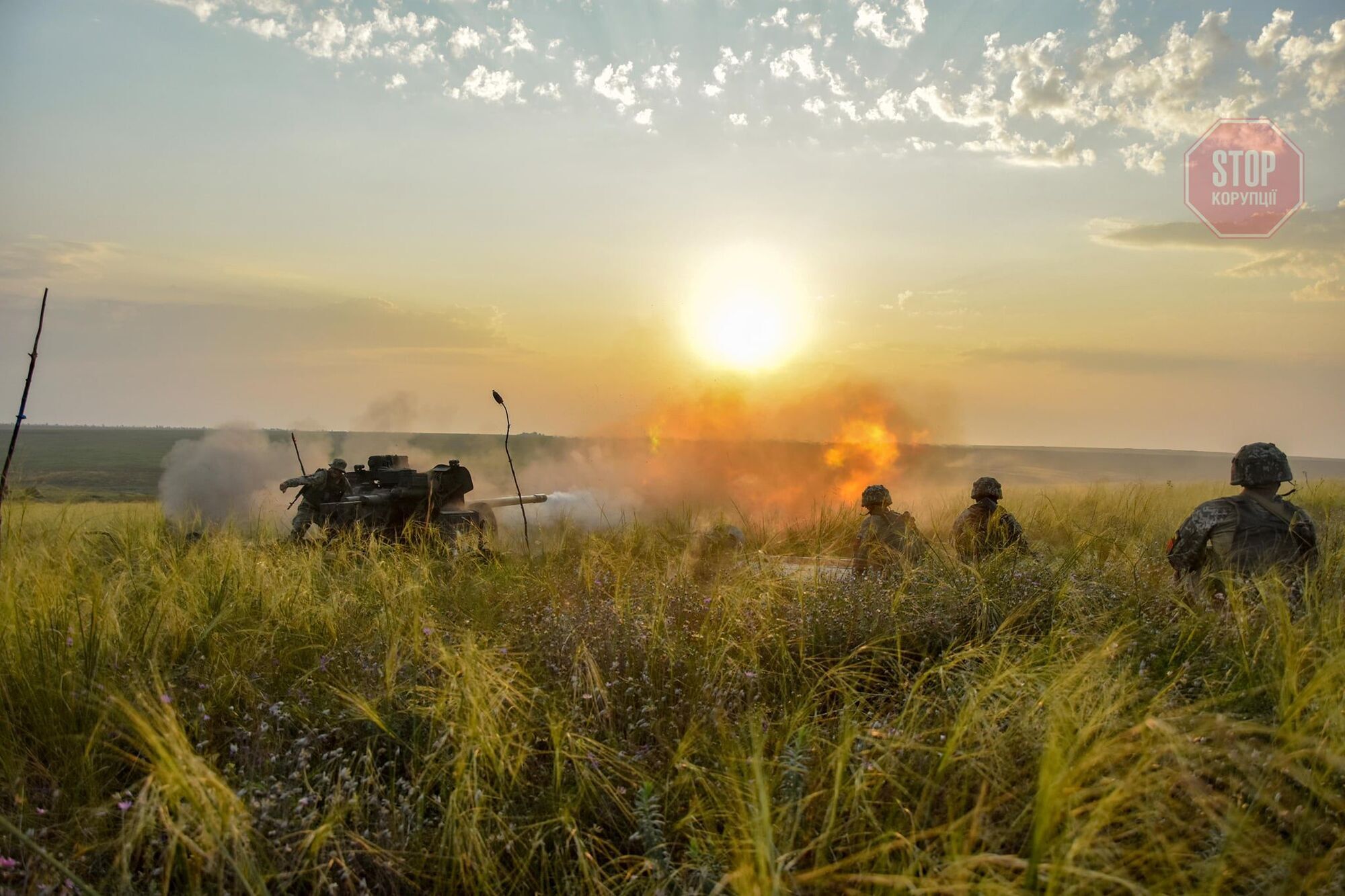  Позиції українських військових на Донбасі Фото: ООС
