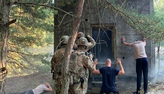 СБУ провела антитерористичні навчання поблизу кордону з Білоруссю