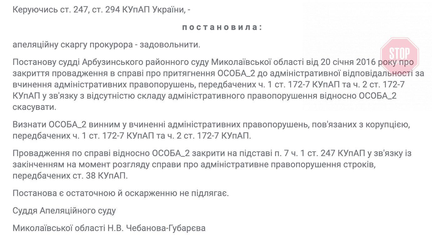  Апеляційний суд визнав Сергія Чмиря винним Фото: скриншот