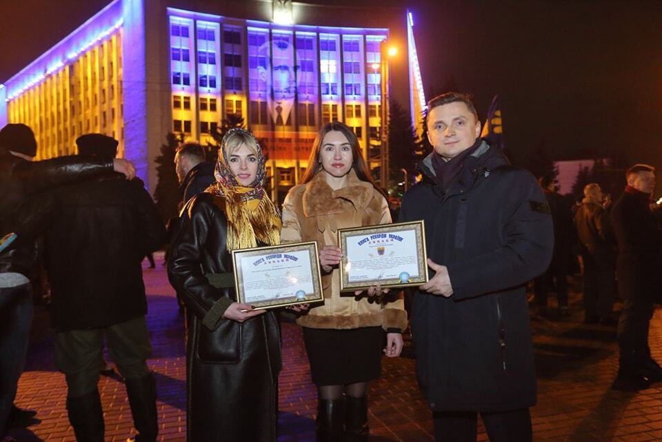 У Тернополі банер із Бандерою потрапив до Книги рекордів України