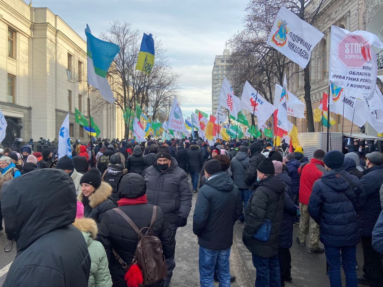  На мітинг SaveФОП біля ВРУ зібралися ФОПи з усієї України