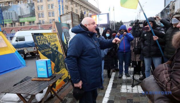 У Харкові провели акцію на підтримку казахів та проти російської агресії