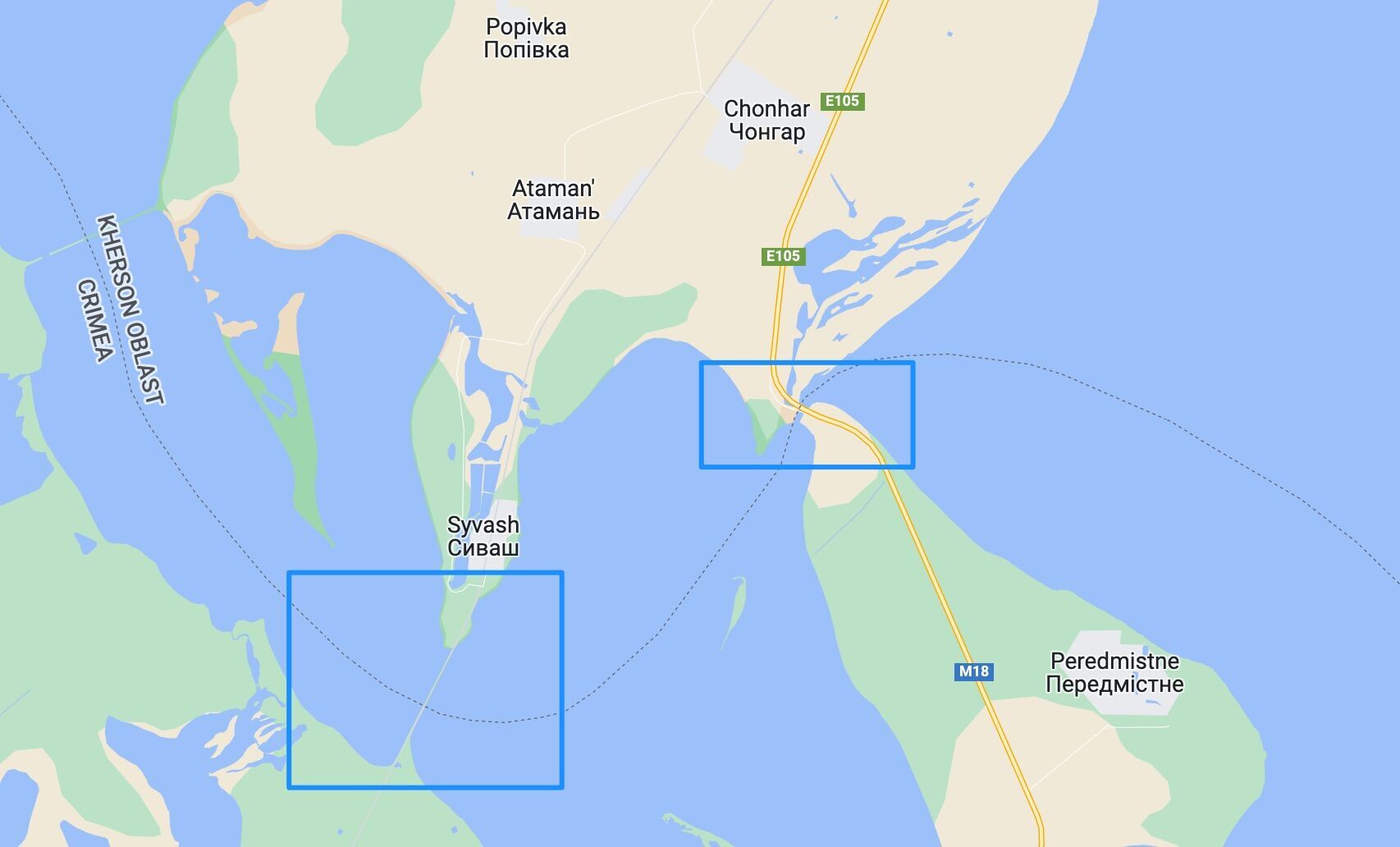 Два ключевых моста из Крыма для обеспечения Мелитопольской группировки
