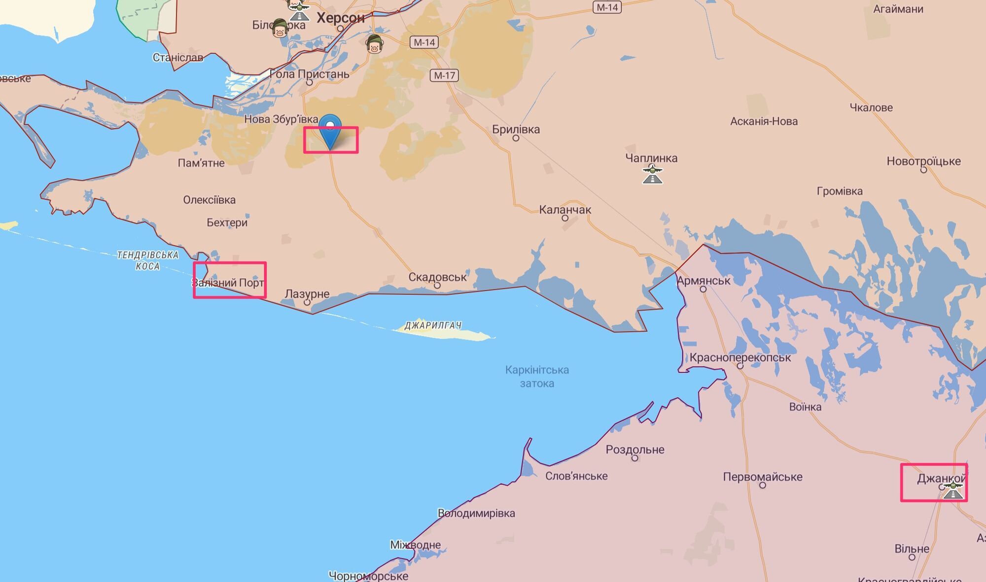 Іранських інструкторів помітили щонайменше у трьох ''центрах'' на окупованих територіях півдня України