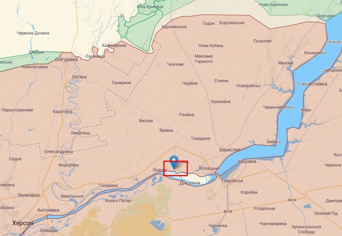 На Херсонщине подтвержден удар по казармам россиян в Ольговке – подробности (фото)