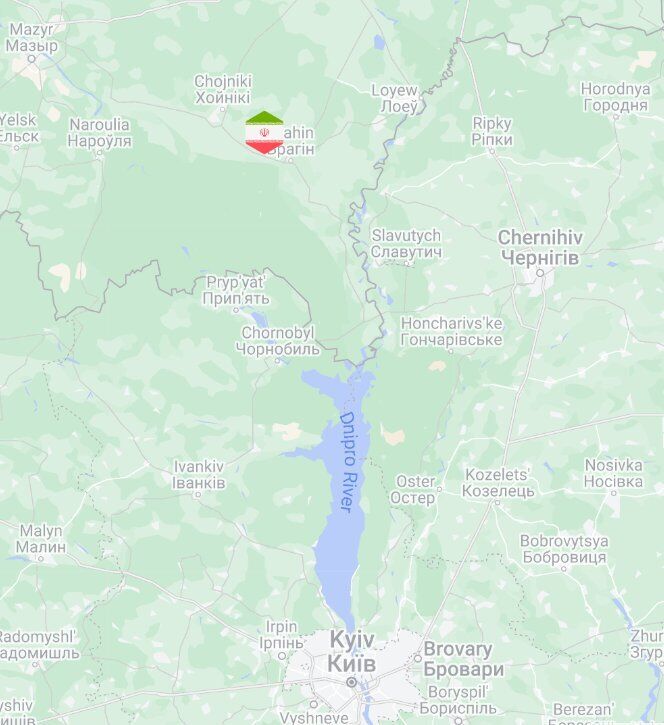 Россияне могут запускать ''шахиды'' из Микуличей в Киев через Чернобыльскую зону, однако информация пока не подтверждена