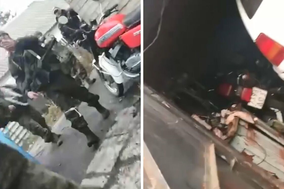 Кадыровцы грабят ''ДНР''-овцев: вломились в дом местной ''патриотки'' (видео)