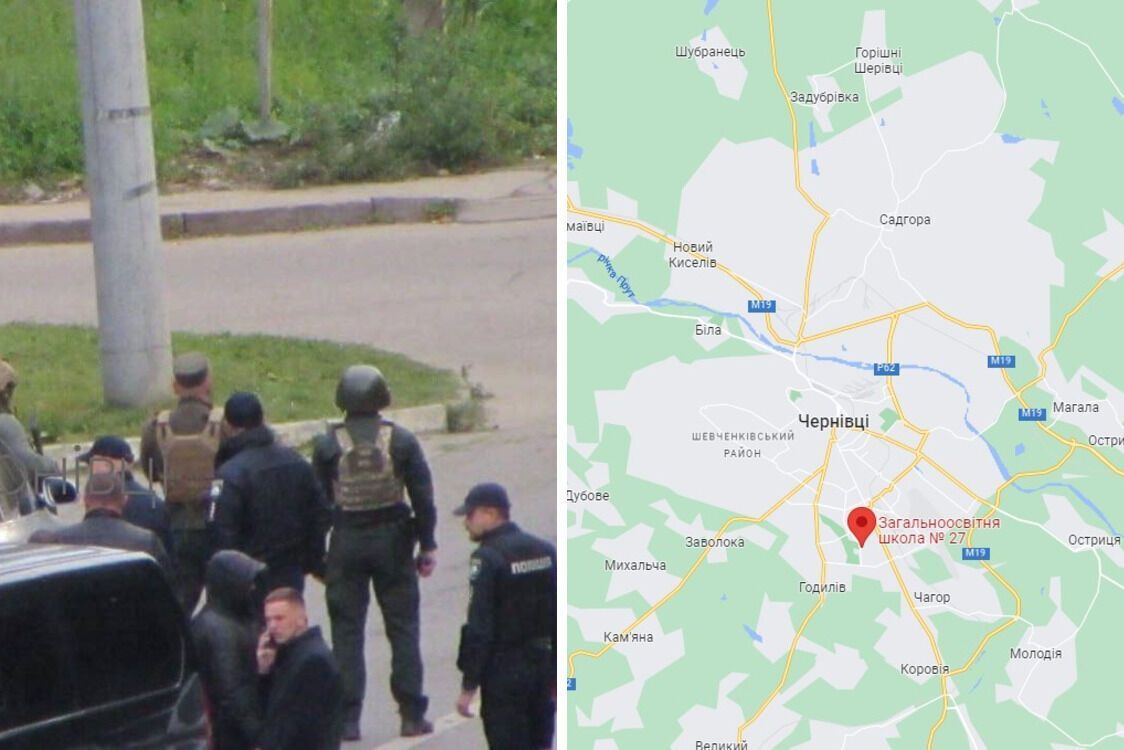 Стрельба возле школы в Черновцах