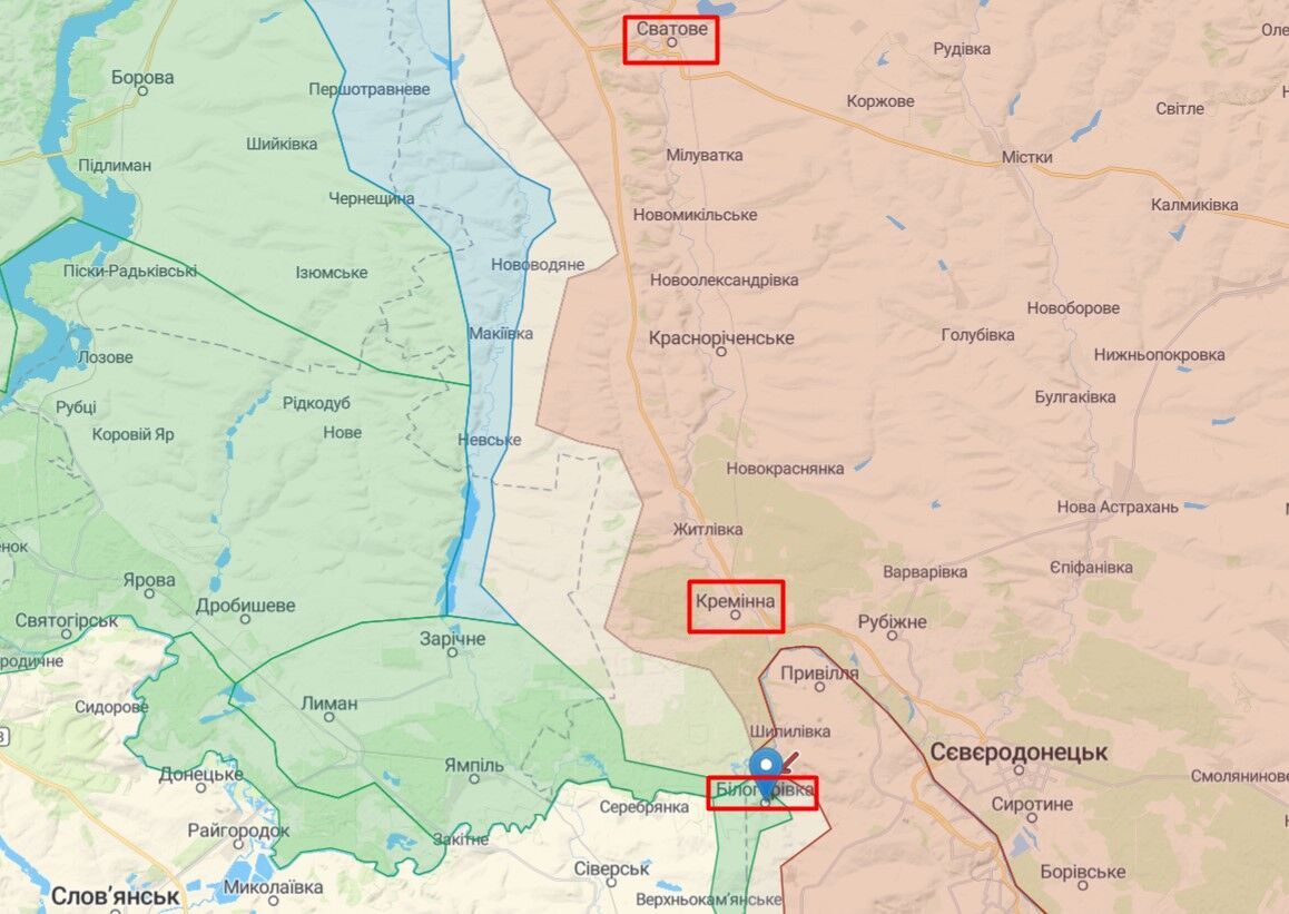 Гайдай: на Луганщині армія рф зібрала значні сили та атакує Білогорівку - подробиці