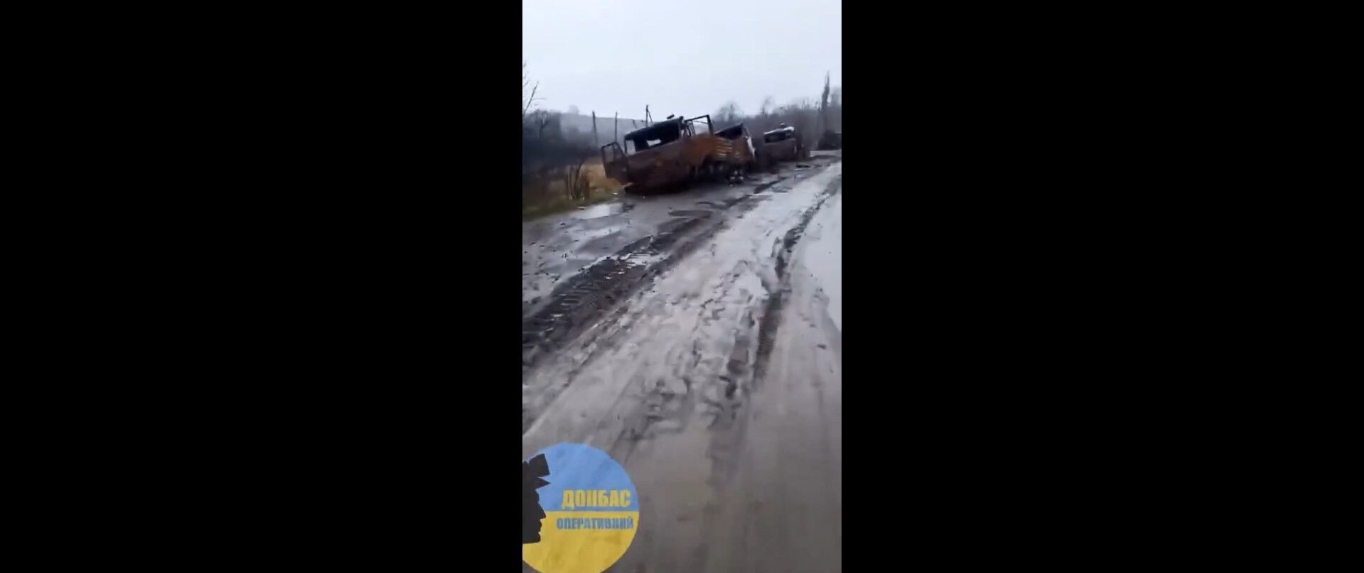 Бойцы ВСУ показали кадры уничтожения колонны техники рф (видео)