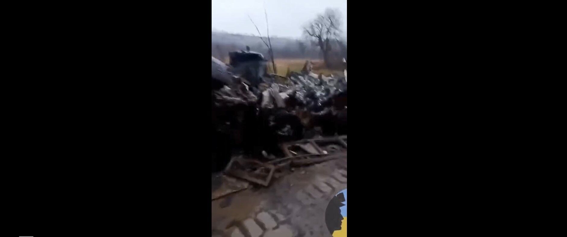 Бойцы ВСУ показали кадры уничтожения колонны техники рф (видео)