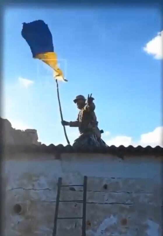 Прапор України у Малій Сейдеминусі на Херсонщині